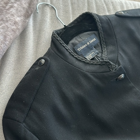 Wool, black fashion jacket. Size 12 🟢 - Picture 5 of 9